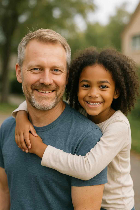 Den modiga pappan vs dotterns lockiga hår