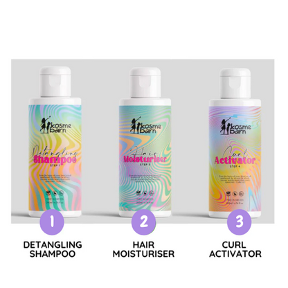 Snabb 3 stegs Rutin för Curly