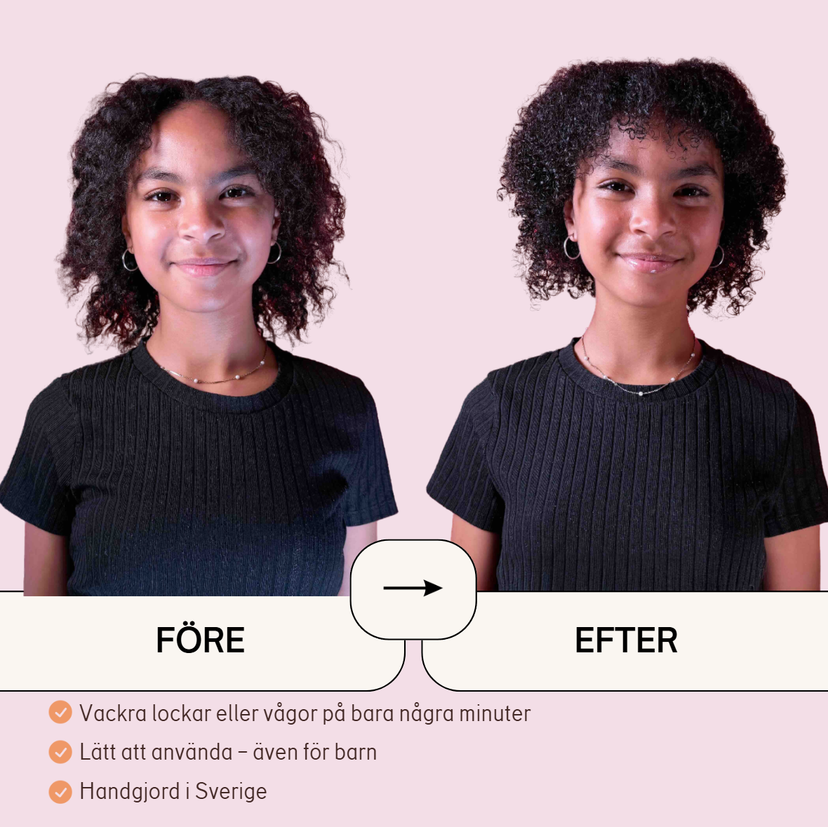 Rutin för vågigt och lockigt hår