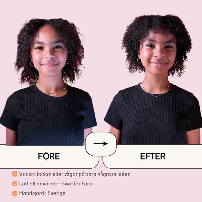 Rutin för vågigt och lockigt hår