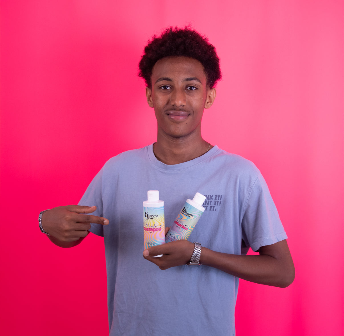 Rutin för krulligt hår