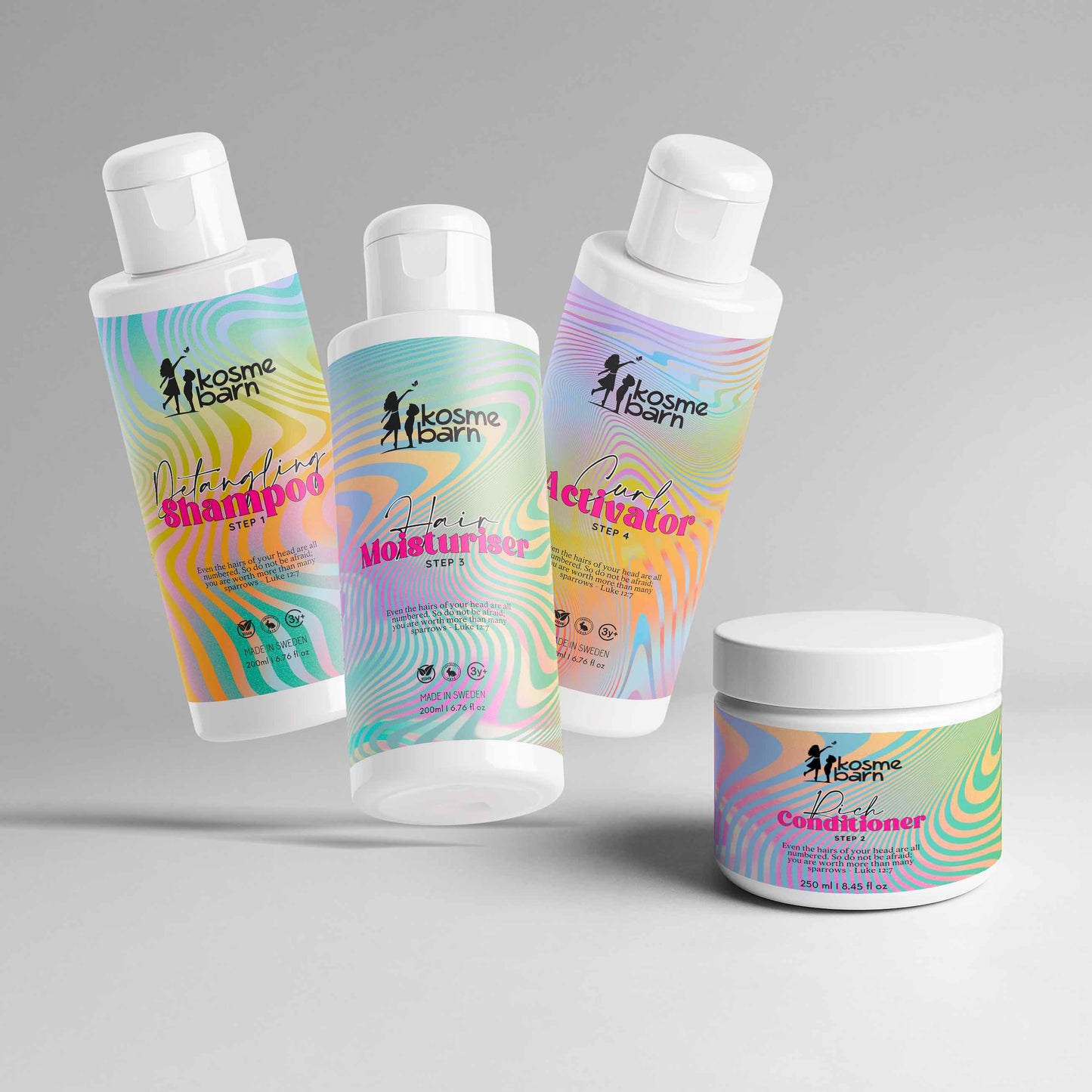 Rutin för vågigt och lockigt hår